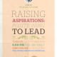 Event Review – Raising Aspirations: Positioning to Lead