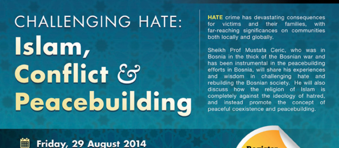 #ChallengeHate Event Review with Shaykh Prof Mustafa Ceric